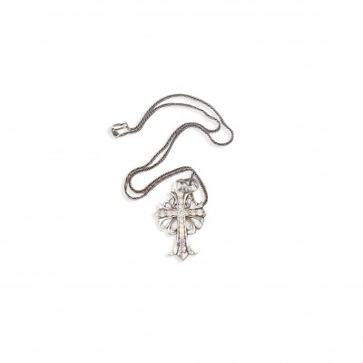 CHROME HEARTS CROSS PENDANT NECKLACE 326727